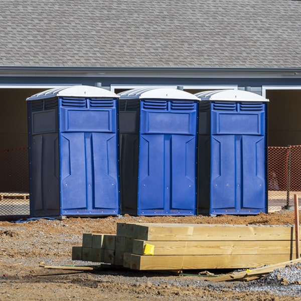 can i customize the exterior of the portable restrooms with my event logo or branding in Cambria CA